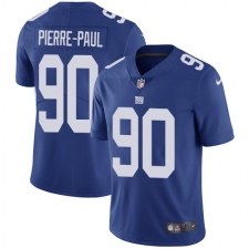 Youth Nike New York Giants #90 Jason Pierre-Paul Royal Blue Team Color Vapor Untouchable Limited Player NFL Jersey