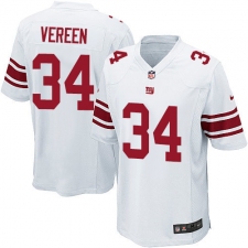 Men's Nike New York Giants #34 Shane Vereen Game White NFL Jersey