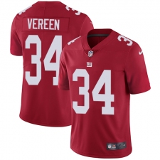 Youth Nike New York Giants #34 Shane Vereen Elite Red Alternate NFL Jersey