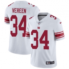 Youth Nike New York Giants #34 Shane Vereen White Vapor Untouchable Limited Player NFL Jersey