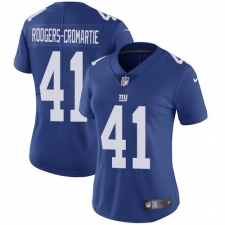 Women's Nike New York Giants #41 Dominique Rodgers-Cromartie Royal Blue Team Color Vapor Untouchable Limited Player NFL Jersey