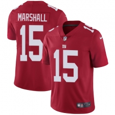 Men's Nike New York Giants #15 Brandon Marshall Red Alternate Vapor Untouchable Limited Player NFL Jersey