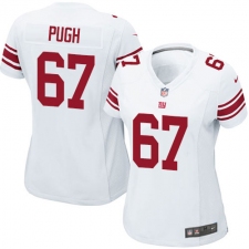 Women's Nike New York Giants #67 Justin Pugh Game White NFL Jersey
