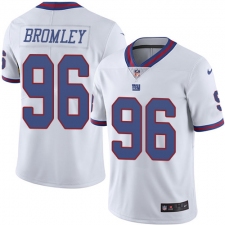 Youth Nike New York Giants #96 Jay Bromley Limited White Rush Vapor Untouchable NFL Jersey