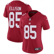 Women's Nike New York Giants #85 Rhett Ellison Elite Red Alternate NFL Jersey
