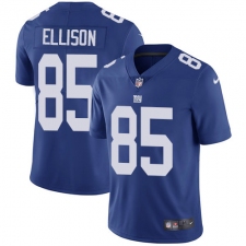 Youth Nike New York Giants #85 Rhett Ellison Royal Blue Team Color Vapor Untouchable Limited Player NFL Jersey