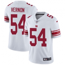 Youth Nike New York Giants #54 Olivier Vernon Elite White NFL Jersey