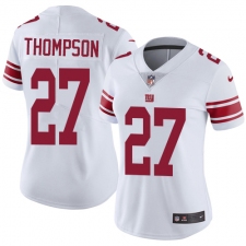 Women's Nike New York Giants #27 Darian Thompson Elite White NFL Jersey