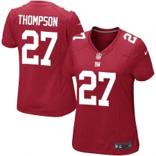 Women's Nike New York Giants #27 Darian Thompson Game Red Alternate NFL Jersey