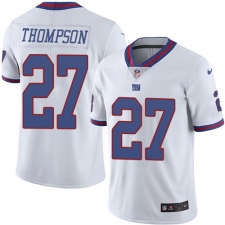 Youth Nike New York Giants #27 Darian Thompson Limited White Rush Vapor Untouchable NFL Jersey