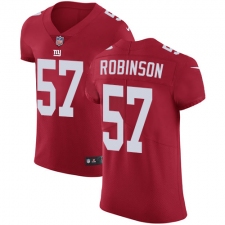 Men's Nike New York Giants #57 Keenan Robinson Red Alternate Vapor Untouchable Elite Player NFL Jersey