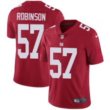 Youth Nike New York Giants #57 Keenan Robinson Elite Red Alternate NFL Jersey