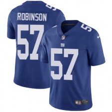 Youth Nike New York Giants #57 Keenan Robinson Elite Royal Blue Team Color NFL Jersey