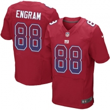 Men's Nike New York Giants #88 Evan Engram Elite Red Alternate Drift Fashion NFL Jersey