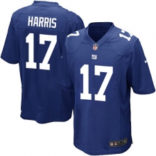 Men's Nike New York Giants #17 Dwayne Harris Game Royal Blue Team Color NFL Jersey