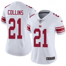 Women's Nike New York Giants #21 Landon Collins Elite White NFL Jersey