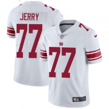 Youth Nike New York Giants #77 John Jerry White Vapor Untouchable Limited Player NFL Jersey