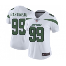 Women's New York Jets #99 Mark Gastineau White Vapor Untouchable Limited Player Football Jersey