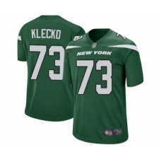 Men's New York Jets #73 Joe Klecko Game Green Team Color Football Jersey