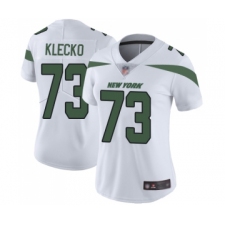Women's New York Jets #73 Joe Klecko White Vapor Untouchable Limited Player Football Jersey