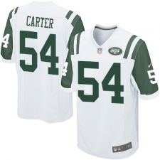 Men's Nike New York Jets #54 Bruce Carter Game White NFL Jersey