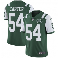 Men's Nike New York Jets #54 Bruce Carter Green Team Color Vapor Untouchable Limited Player NFL Jersey