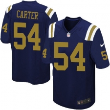 Men's Nike New York Jets #54 Bruce Carter Limited Navy Blue Alternate NFL Jersey