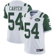 Men's Nike New York Jets #54 Bruce Carter White Vapor Untouchable Limited Player NFL Jersey