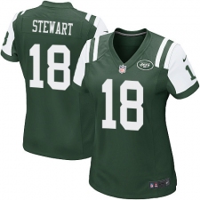 Women's Nike New York Jets #18 ArDarius Stewart Game Green Team Color NFL Jersey