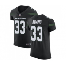 Men's New York Jets #33 Jamal Adams Black Alternate Vapor Untouchable Elite Player Football Jersey