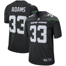 Men's New York Jets #33 Jamal Adams Nike Black Player Game Jersey