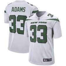 Men's New York Jets #33 Jamal Adams Nike White Player Game Jersey