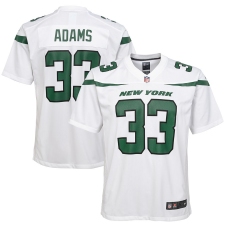 Youth  New York Jets #33 Jamal Adams  Nike Game Jersey - White