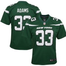 Youth New York Jets #33 Jamal Adams  Nike Player Game Jersey - Green