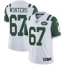 Youth Nike New York Jets #67 Brian Winters Elite White NFL Jersey