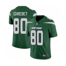 Youth New York Jets #80 Wayne Chrebet Green Team Color Vapor Untouchable Limited Player Football Jersey