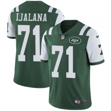 Youth Nike New York Jets #71 Ben Ijalana Elite Green Team Color NFL Jersey