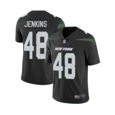 Men's New York Jets #48 Jordan Jenkins Black Alternate Vapor Untouchable Limited Player Footbal