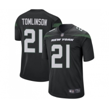 Men's New York Jets #21 LaDainian Tomlinson Game Black Alternate Football Jersey