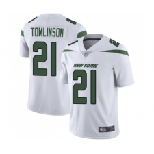 Men's New York Jets #21 LaDainian Tomlinson White Vapor Untouchable Limited Player Football Jersey