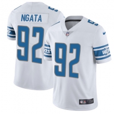 Men's Nike Detroit Lions #92 Haloti Ngata Elite White NFL Jersey