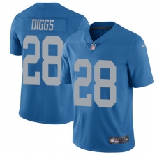 Men's Nike Detroit Lions #28 Quandre Diggs Elite Blue Alternate NFL Jersey