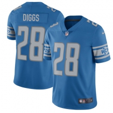 Youth Nike Detroit Lions #28 Quandre Diggs Elite Light Blue Team Color NFL Jersey