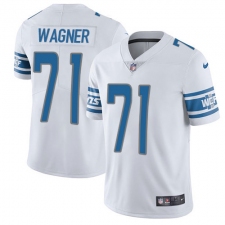 Men's Nike Detroit Lions #71 Ricky Wagner Elite White NFL Jersey