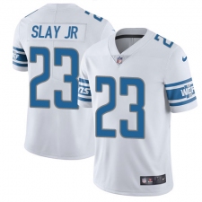 Men's Nike Detroit Lions #23 Darius Slay Jr White Vapor Untouchable Limited Player NFL Jersey