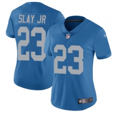 Women's Nike Detroit Lions #23 Darius Slay Elite Blue Alternate NFL Jersey