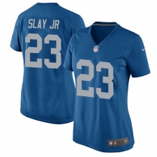 Women's Nike Detroit Lions #23 Darius Slay Jr Game Blue Alternate NFL Jersey