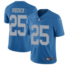 Men's Nike Detroit Lions #25 Theo Riddick Elite Blue Alternate NFL Jersey