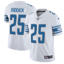 Men's Nike Detroit Lions #25 Theo Riddick Elite White NFL Jersey