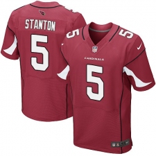 Men's Nike Arizona Cardinals #5 Drew Stanton Elite Red Team Color NFL Jersey